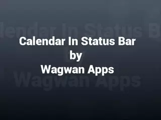 Calendar In Status Bar