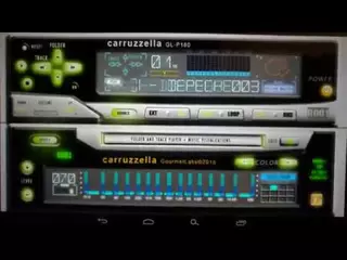 Carruzzella GL-P180 folder player with visualization