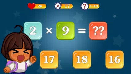 Math games for kids - Multiplication table (2х2) [ENG] - Android / iOS