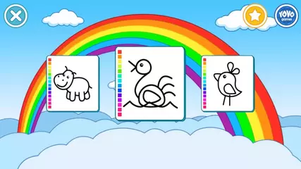 Живые раскраски для детей