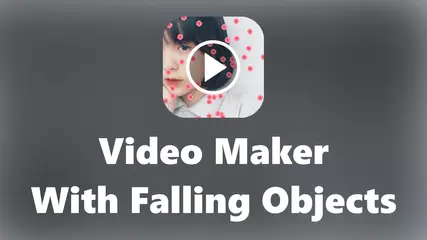 Vivu Video - Video Maker With Falling Objects - Create videos from favorite pictures and songs