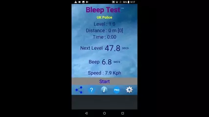 Bleep Test - UK Police