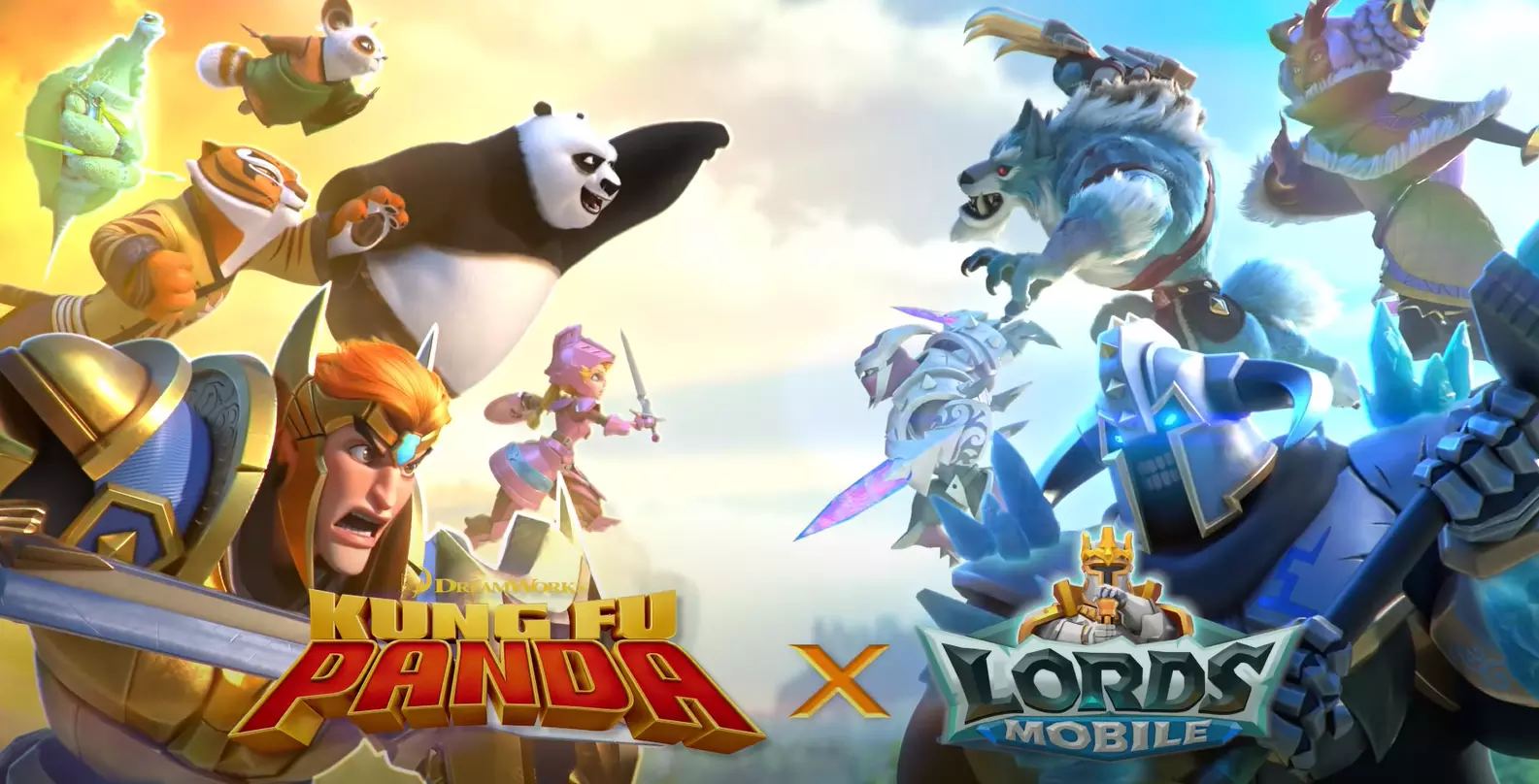 LORDS MOBILE WELCOMES DREAMWORKS ANIMATION'S KUNG FU PANDA WARRIORS