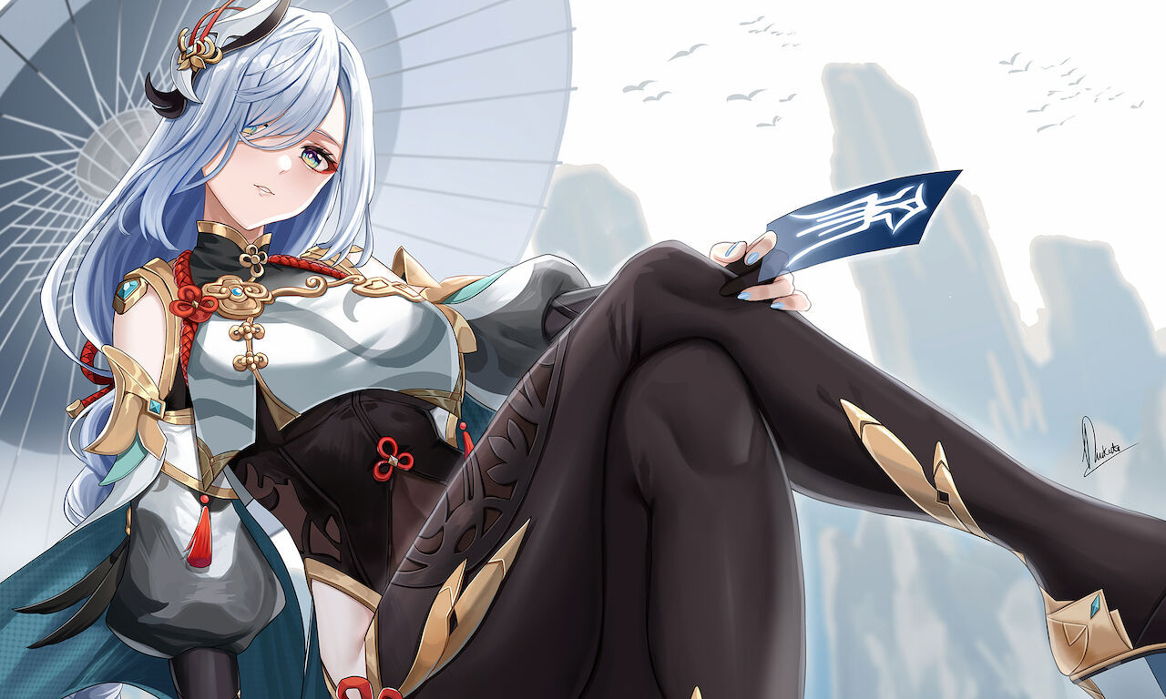申鶴壁紙ウォールペーパー shenhe wallpaper