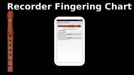 Recorder Fingering Chart (application android)