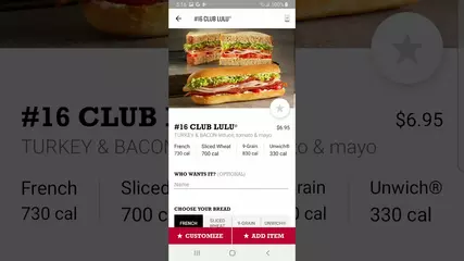 Jimmy John's Android App Preview