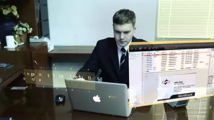 (Intro) WorldCard Mobile Phone Kit - Smartphone stand, business card holder and reader